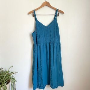 Old navy teal summer tank dress